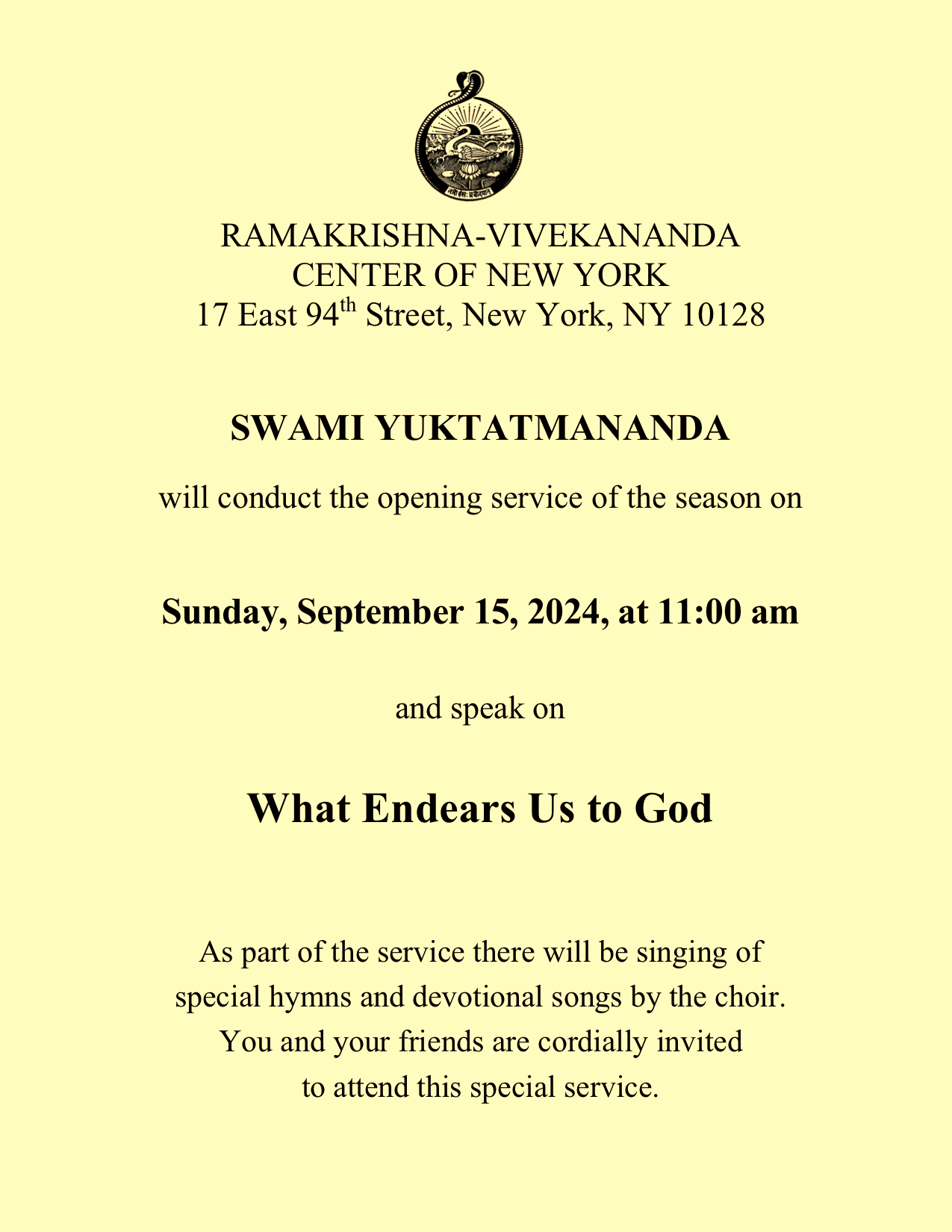 Opening Invitation