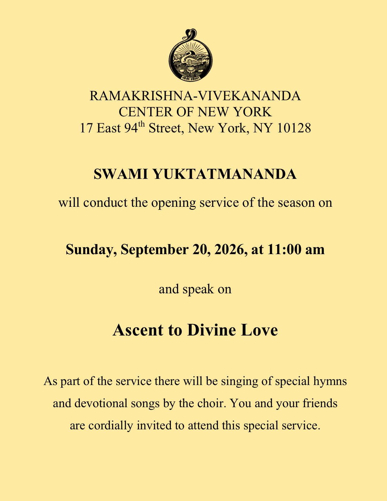 Opening Invitation