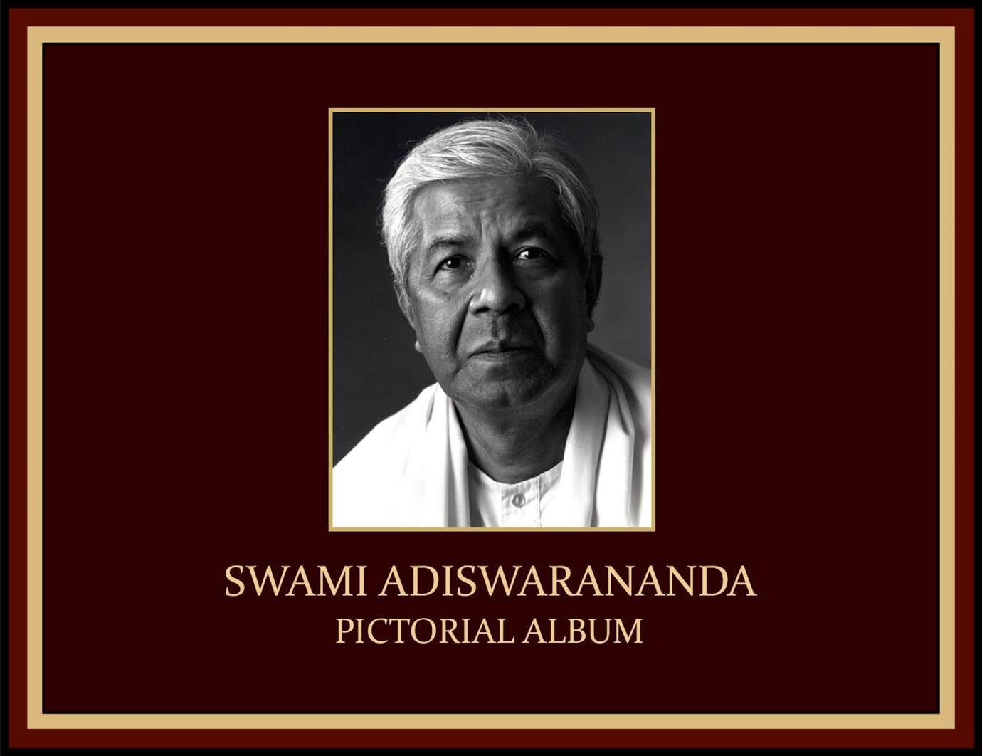 Portraits of Swami Adiswarananda cover.
