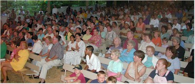 View of audience.