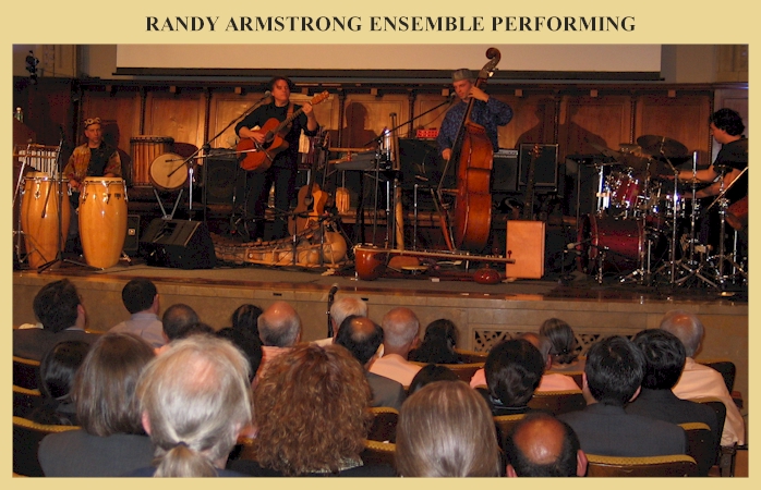 Randy Armstrong Ensemble Performing.