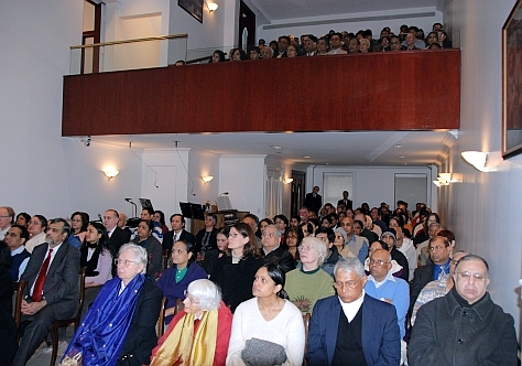 view of crowd facing the altar.