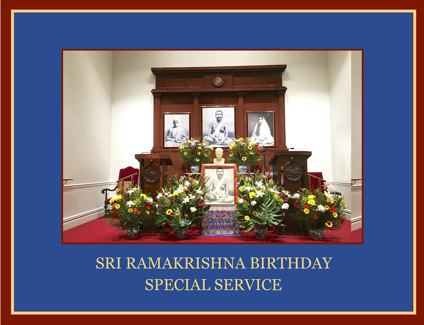 Sri Ramakrishna Birthday Special Service.
