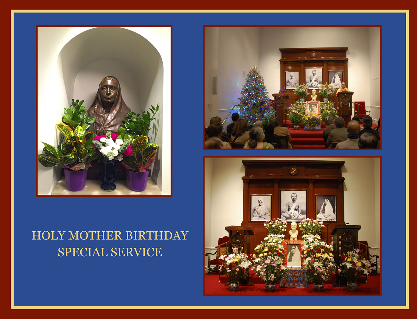 Holy Mother Birthday Special Service.