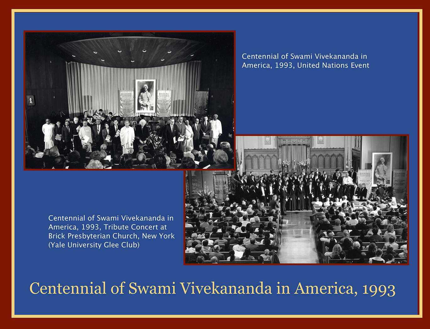 Centennial of Swami Vivekananda in America.