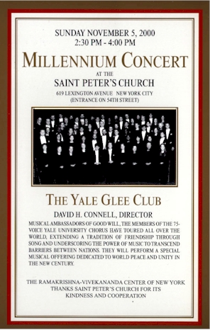 Interfaith service brochure page 2.