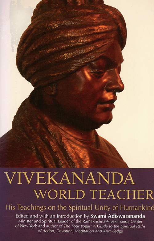 Vivekananda, World Teacher cover, Swami Vivekananda bust