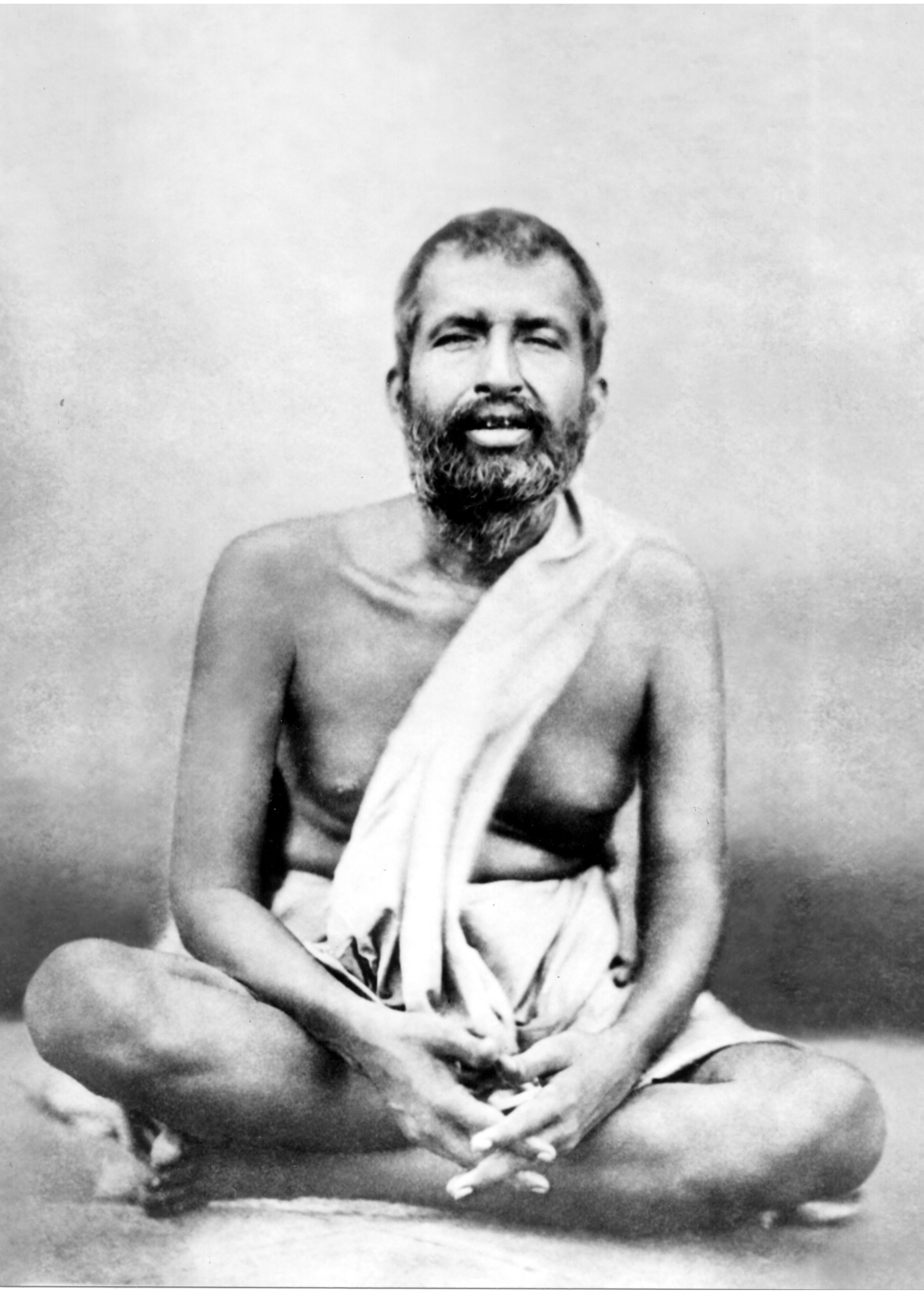 Sri Ramakrishna seated