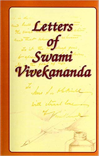 Letters of Swami Vivekananda cover; image of Swami Vivekananda